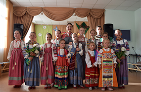 Отчетный концерт детского фольклорного ансамбля «Дарена»