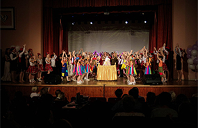Юбилейный  концерт образцового коллектива бального танца "Грация"