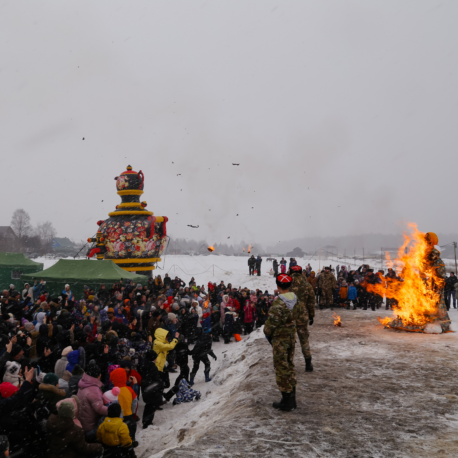 Масленичный фестиваль казачьей культуры "Гульба"
